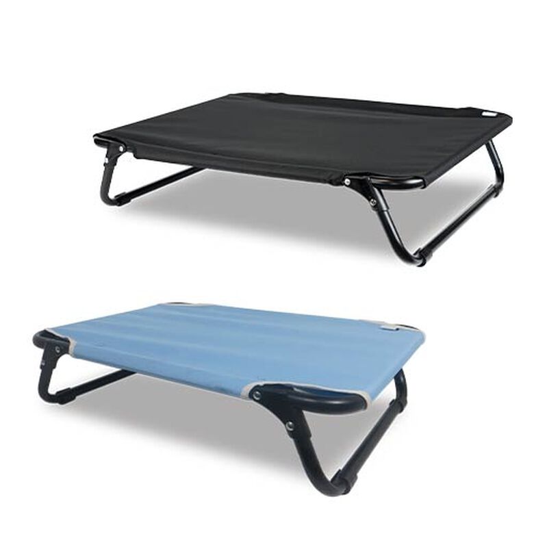 Cama elevada &quot;On Top&quot; cama grande azul para perros thumbnail
