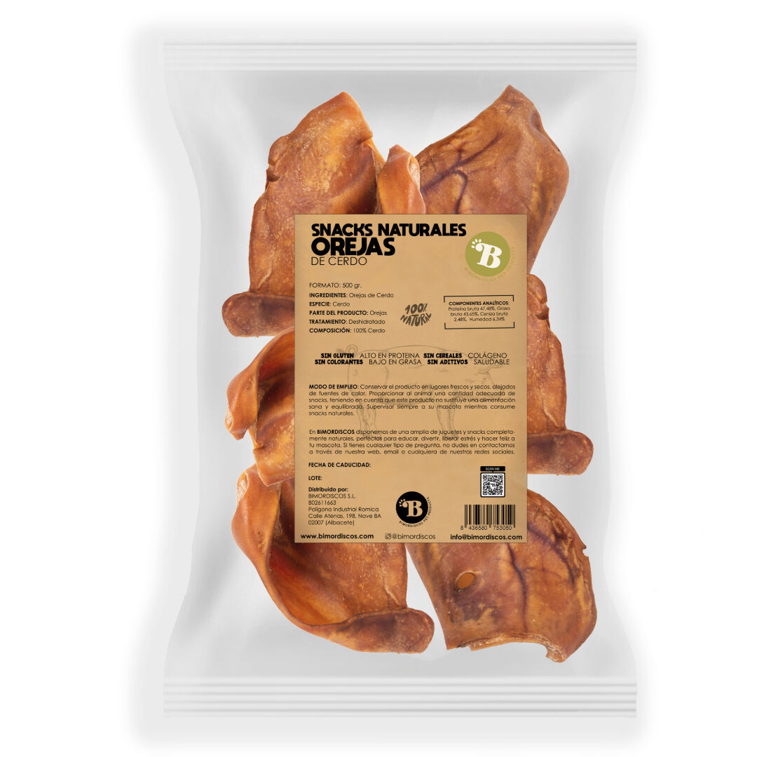 BIMORDISCOS Orejas de Cerdo para Perros, , large Imagen numero 3