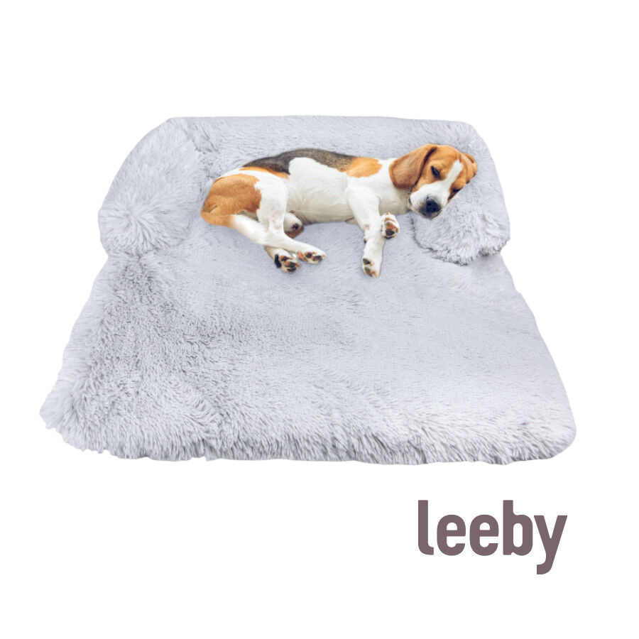 Leeby Sof&aacute; Anti Estr&eacute;s Gris para perros, , large Imagen numero 2