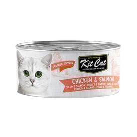 Kit Cat Pollo y Salm&oacute;n Gelatina Lata para gatos