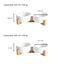 La Casa de Turrón - Comedero Doble de Cerámica para Perros con Base de Madera color blanco, , large indicador imagen numero 7
