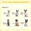 PawHut Caseta para Perros de Madera 97x72x65 cm Casita para Mascotas con Techo Asfáltico Abatible 2 Ventanas Puerta con Cortina y Base Extraíble Gris., , large indicador imagen numero 4