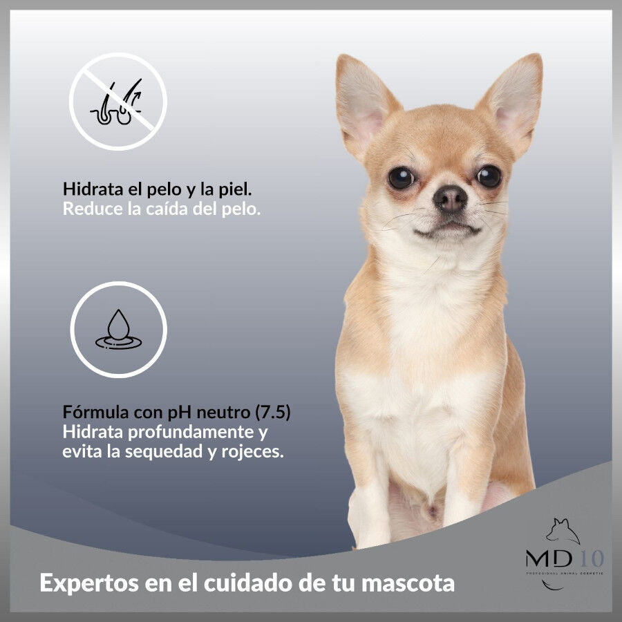 MD-10 Champ&uacute; Hidratante y Dermoprotector para Chihuahua, , large Imagen numero 2