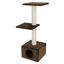 Kerbl árbol rascador con 3 plantas marrón para gatos, , large indicador imagen numero 1