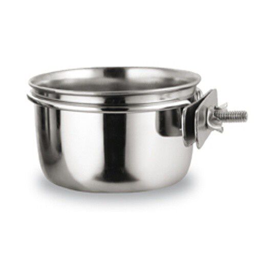 Comedero de acero inoxidable para p&aacute;jaros color Plateado, , large Imagen numero 1