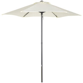 Outsunny Sombrilla De Jard&iacute;n De Aluminio Con Techo Para Terraza
