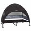 vidaXL Cama Elevada para Perros Negro 127 x 81 x 108 cm Tela y acero, , large indicador imagen numero 1