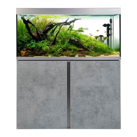 Fluval Acuario Kit Fluval Siena de 332 litros color Hormigón 