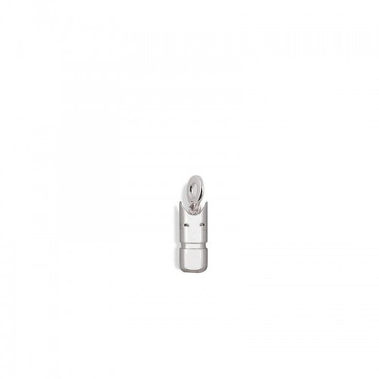 Charm de metal forma de gato
