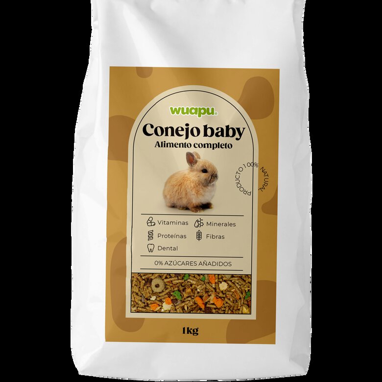 WUAPU ALIMENTO CONEJO BABY 1 KG, , large image number null