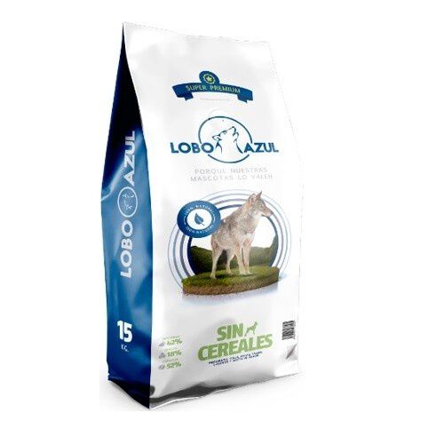 Lobo azul pienso super premium sabor pollo pato y salm&oacute;n para perros adultos, , large Imagen numero 1