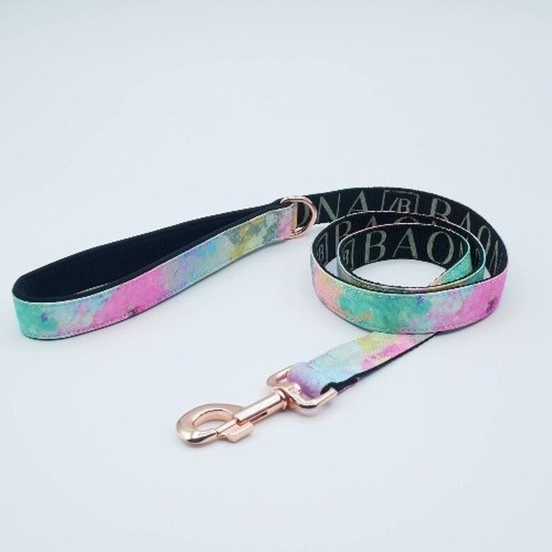 Baona correa yamuna de nylon reciclado multicolor para perros thumbnail