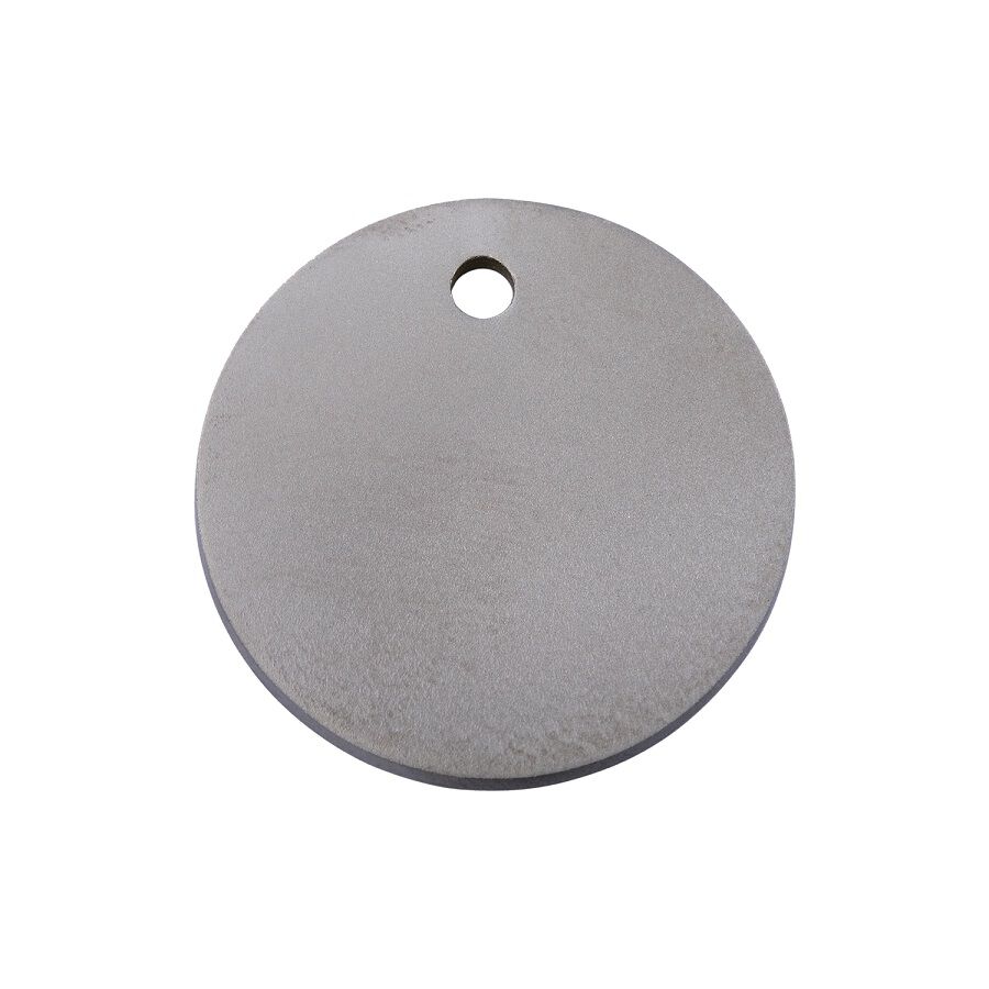 Placa identificativa Titanio C&iacute;rculo para perros, , large Imagen numero 1