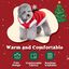 Nobleza - Ropa Navideña para Perro, Chaqueta con Capucha para Perro, Sudadera con Capucha, Invierno Cálido Otoño Invierno Mascota Reno Ropa de Algodón, Abrigo Traje de Fiesta de Disfraces de Navidad, , large indicador imagen numero 4