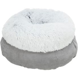 Trixie harvey cama redonda gris y blanco para perros