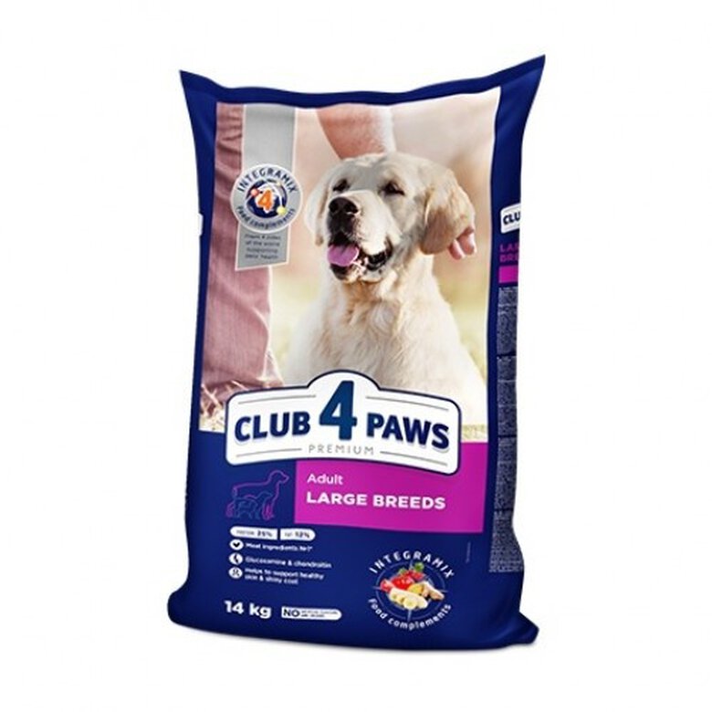 Club 4 Paws Pienso seco para perros de razas grandes Pollo, , large image number null