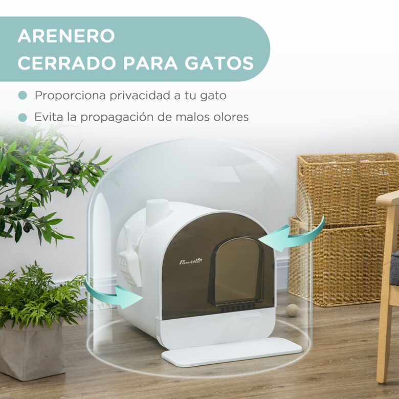 PawHut Caja de Arena Cerrada para gato thumbnail