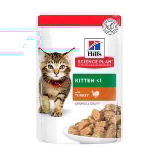 Hill's Science Plan Kitten Pavo en Salsa sobre para gatos
