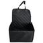 vidaXL Silla de coche para perros negro 45x45x25/55 cm, , large indicador imagen numero 2