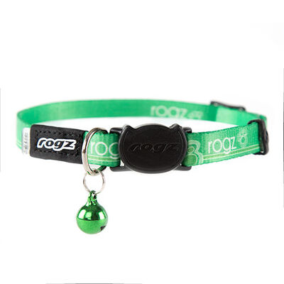 Rogz Kiddycat Collar Verde para gatos