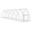 vidaXL Jaula para gallinas acero galvanizado plateado 600x105x120 cm, , large indicador imagen numero 20