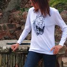 Camiseta unisex león color Blanco, , large image number null