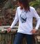 Camiseta unisex león color Blanco, , large indicador imagen numero 2
