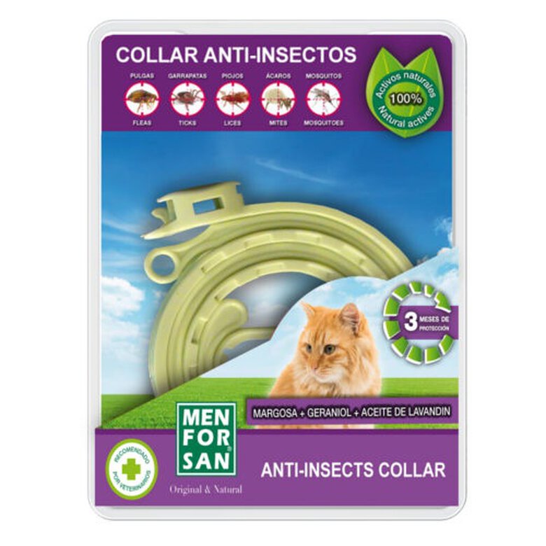 Menforsan collar para gatos repelente de insectos image number null