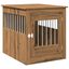 vidaXL Jaula para perros madera ingeniería roble artesanal 45x62x59cm, , large indicador imagen numero 16