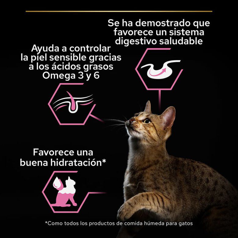 comida humeda gato pro plan delicate nutrisavour pescado Imagen numero 2