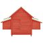 Vidaxl gallinero exterior color rojo, , large indicador imagen numero 3