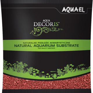 Aquael Aqua Decoris Sustrato Natural Cuarzo rojo para acuarios