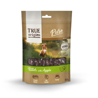 True Origins Pure Bocaditos Manzana para perros