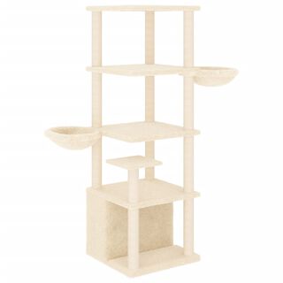 vidaXL Rascador con postes de sisal para gatos