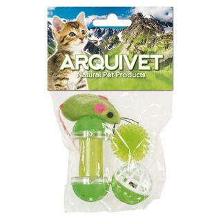 Pack de 4 juguetes variados color Verde