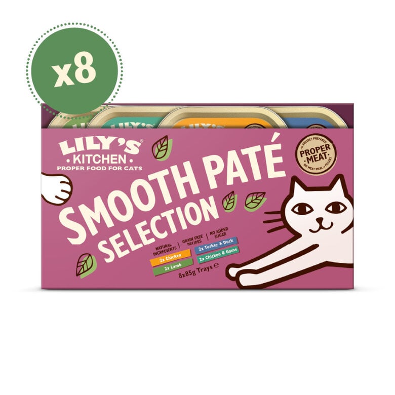 Lily's Kitchen Feline Smooth Selection paté tarrinas para gatos