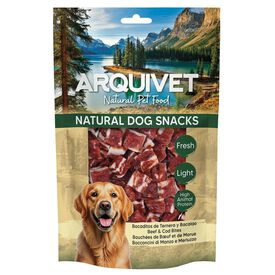 Snacks para perro - Bocaditos de ternera y bacalao 100gr, Natural Dog Snacks - Arquivet