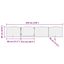 vidaXL Puerta para perros plegable 4 paneles álamo marrón roble 320 cm, , large indicador imagen numero 5