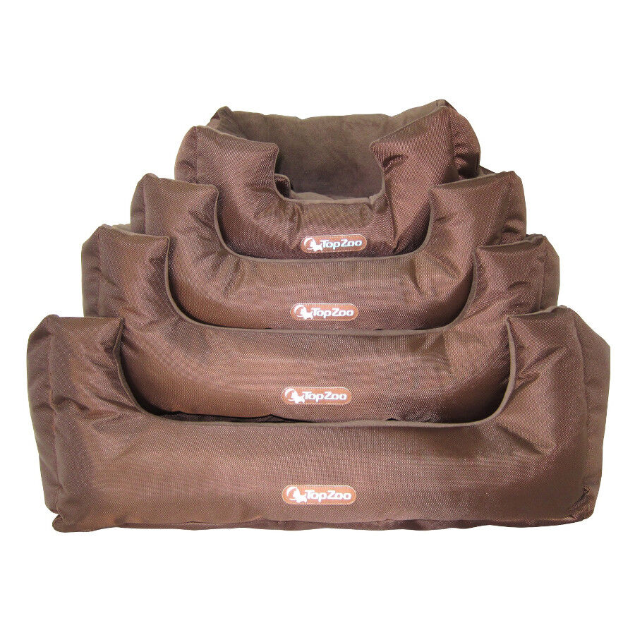 cama margot marr&oacute;n para perros, , large Imagen numero 1