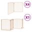 vidaXL Puerta para perros plegable 12 paneles madera de &aacute;lamo 600 cm, , large indicador imagen numero 11