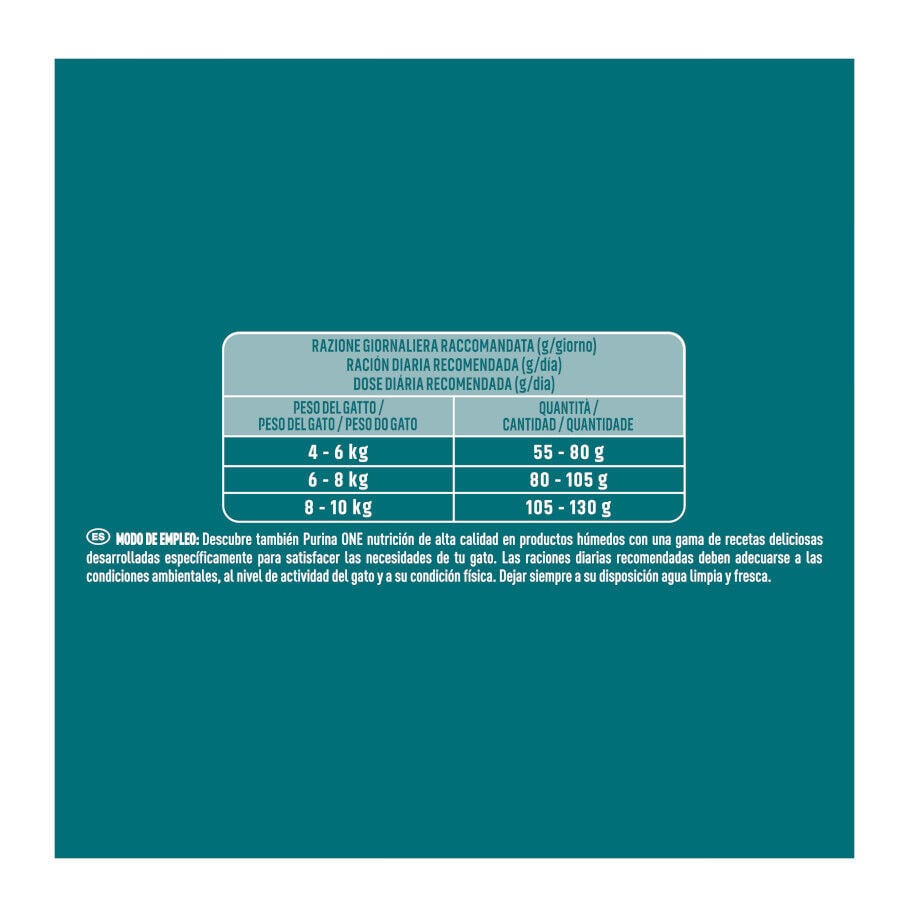 Purina One Adult Bifensis Esterilizado Salmón pienso para gatos thumbnail