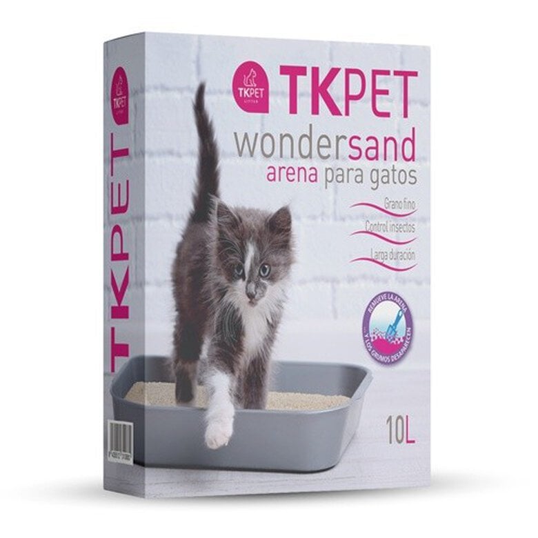 10 L TK-Pet Litter Wondersand Arena Natural para gatos