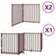 vidaXL Puerta para Perros Plegable Paneles Puerta de Seguridad Madera de &Aacute;lamo, , large indicador imagen numero 1