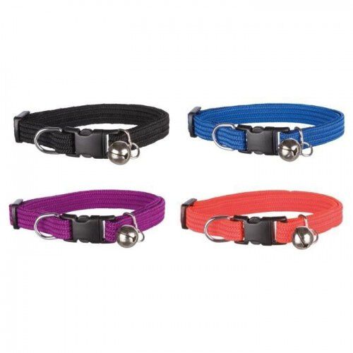 Trixie Collar de Nylon Elástico Azul para gatos thumbnail