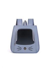 PETplus mochila transportín azul para gatos y perros