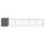 vidaXL Gallinero con corral acero galvanizado gris 110x1017x110 cm, , large indicador imagen numero 7