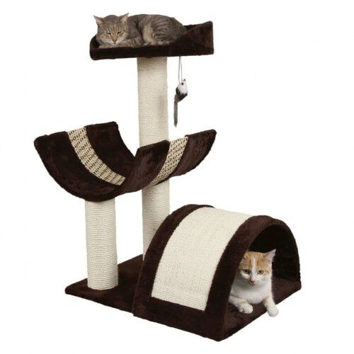 Kerbl &aacute;rbol rascador 2 plantas marr&oacute;n para gatos, , large Imagen numero 1