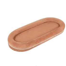 COSTWAY Cama para Perros de Tama&ntilde;o Humano, con Base Antideslizante, Borde Desmontable, Funda de Felpa Lavable y Manta, Cama Perro Viscoelastica para Sal&oacute;n y Dormitorio, 185 x 78 x 21 cm