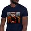 Mascochula camiseta hombre la gioconda personalizada con tu mascota azul marino, , large indicador imagen numero 1