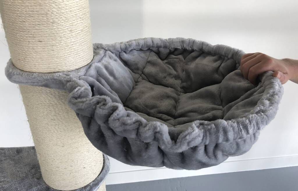 Rascador Maine Coon Tower Plus para gatos color Beige y gris, , large Imagen numero 4